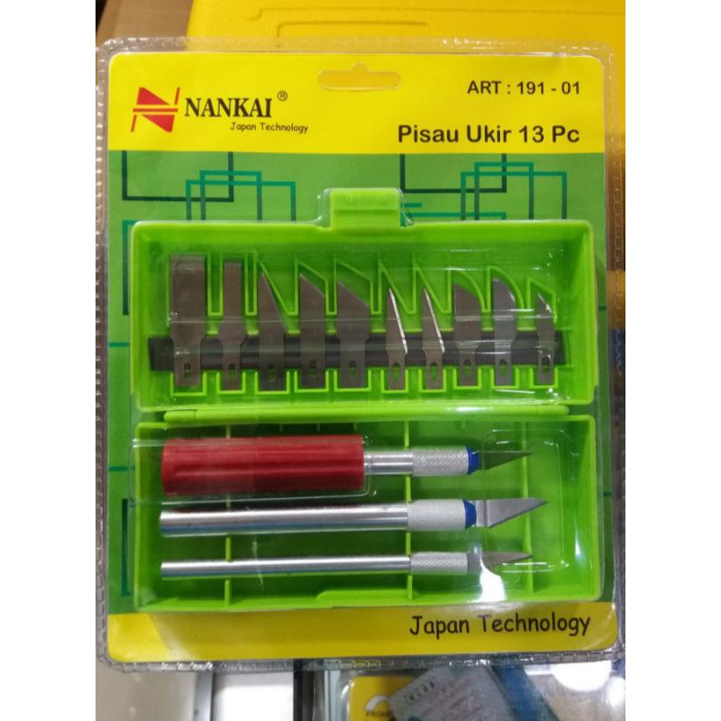 Pisau Ukir Nankai 13 Pcs Alat Ukir Kayu Nankai Set 13 Pcs