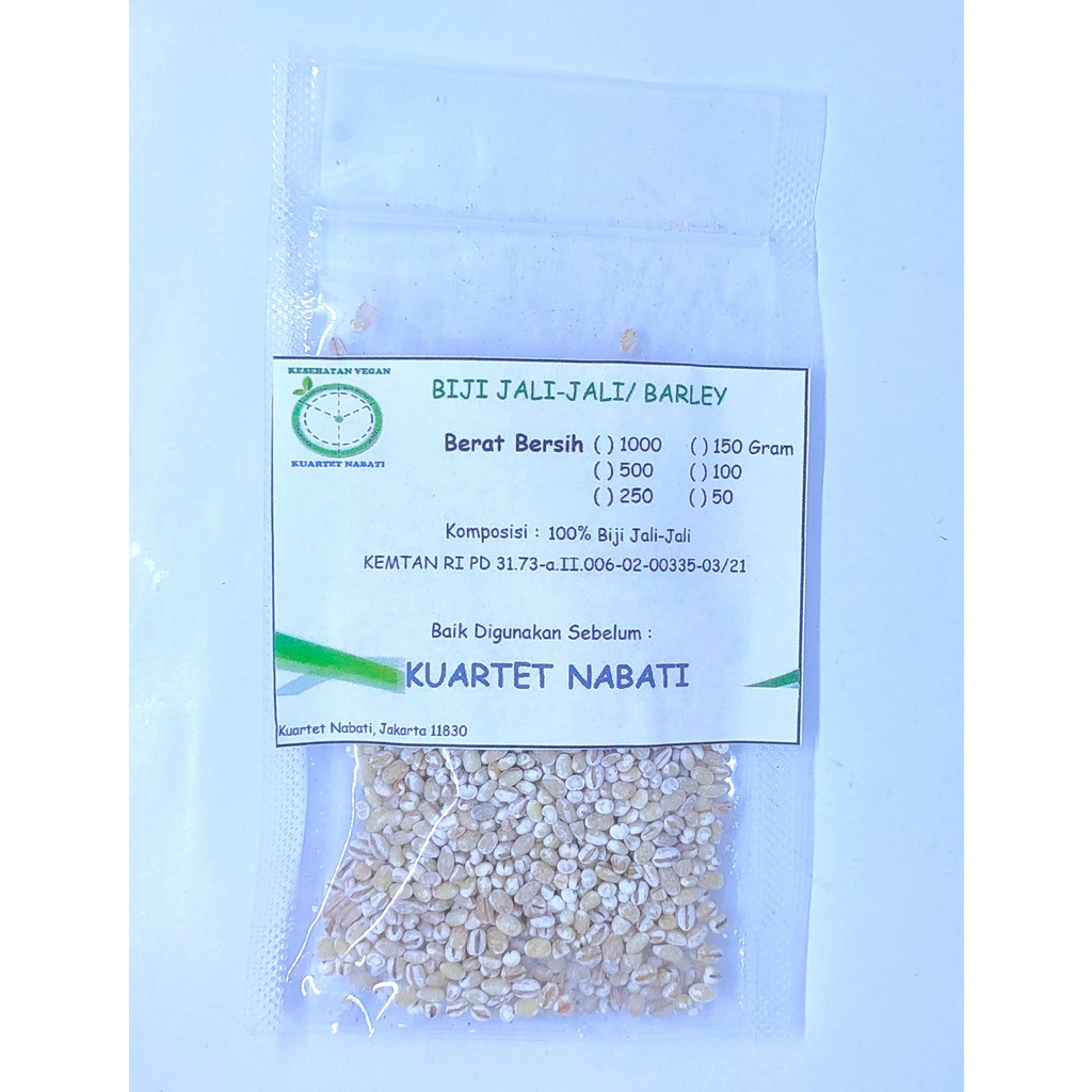 

50gr Kuartet Nabati Barley - Biji Jali - Jali