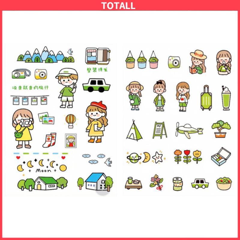 COD Stiker Motif Emoji Untuk Dekorasi Handphone / Diary DIY-Totall