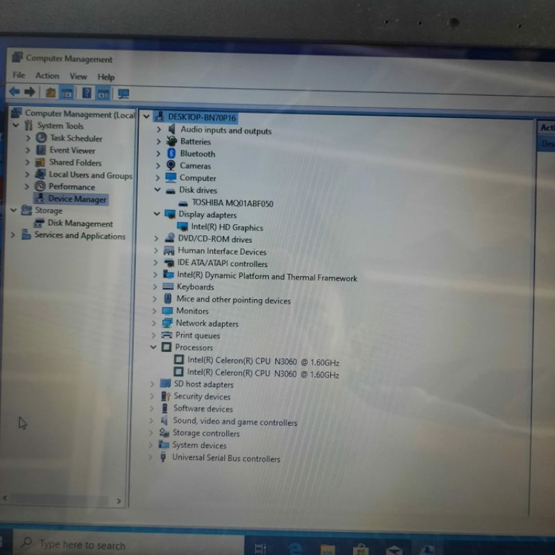 Laptop Asus X541SA intel Celeron N3060 Ram 4GB HDD 500GB Layar 15 inch Windows 10 siap pakai
