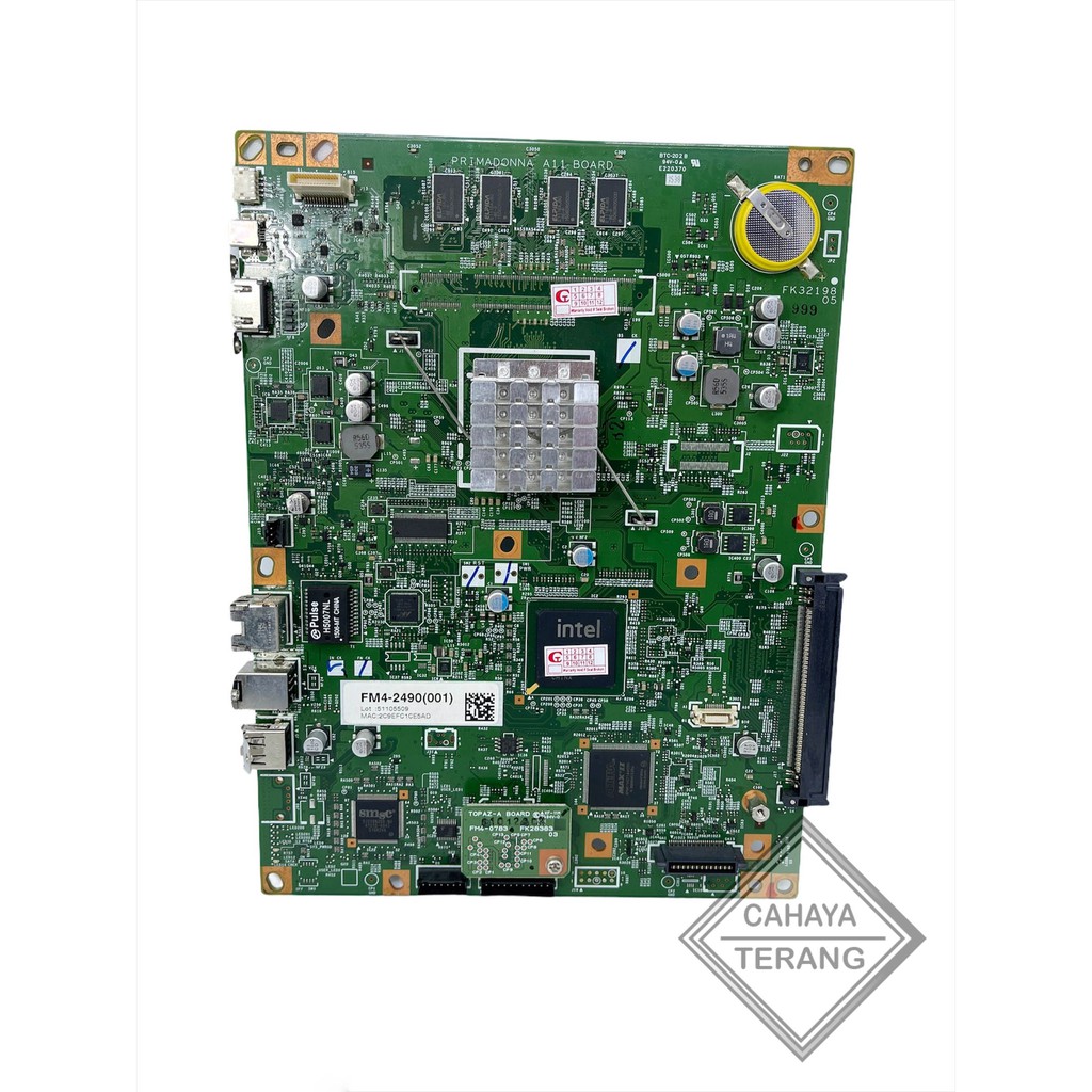 Mainboard mesin fotokopi Canon IRA 6255/6265/6275 Rekondisi