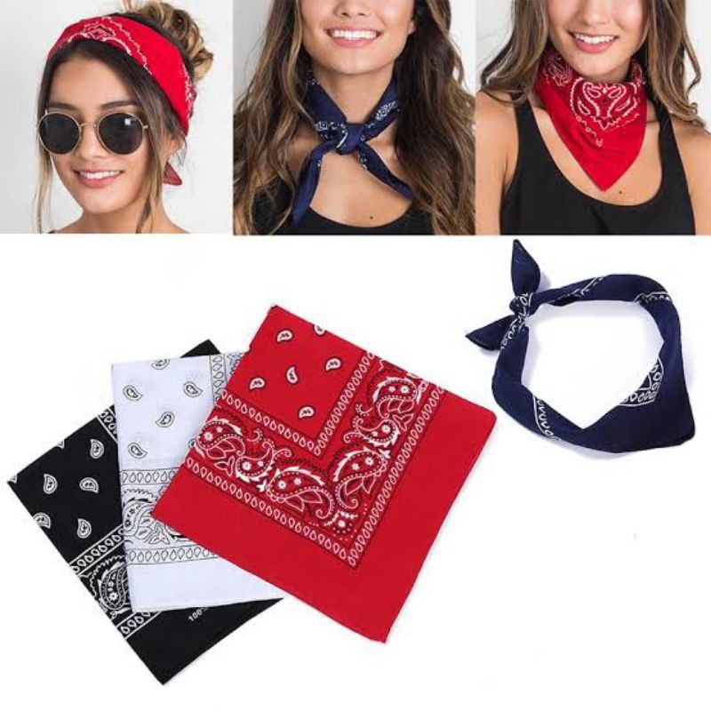 KOREA FASION BANDO BANDANA persegi panjang