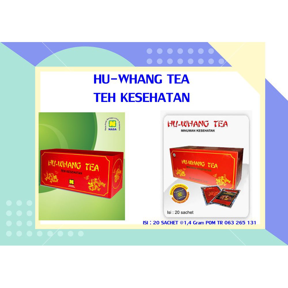 

HU WHANG TEA Teh Kesehatan