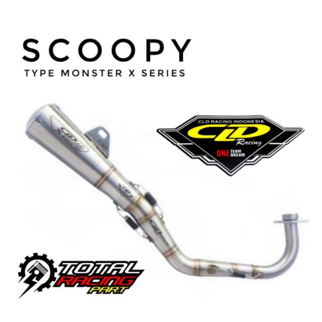 KNALPOT SCOOPY CLD MONSTER X SERIES