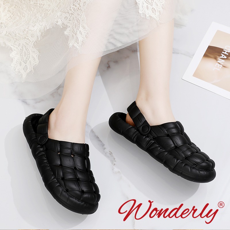 Sandal Crocs Wanita Jelly | Sendal Wanita Wonderly | 002-WL1