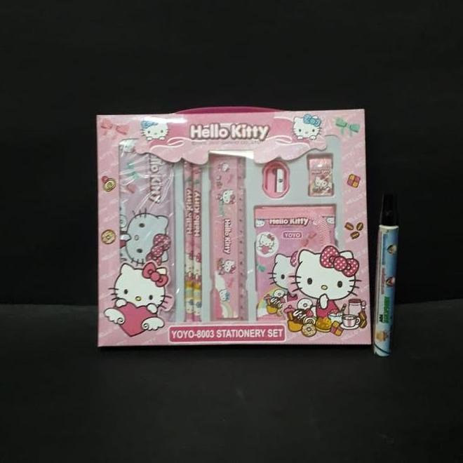 

[READY] Alat Tulis Sekolah Stationery Hello Kitty YOYO 8003 -STR02