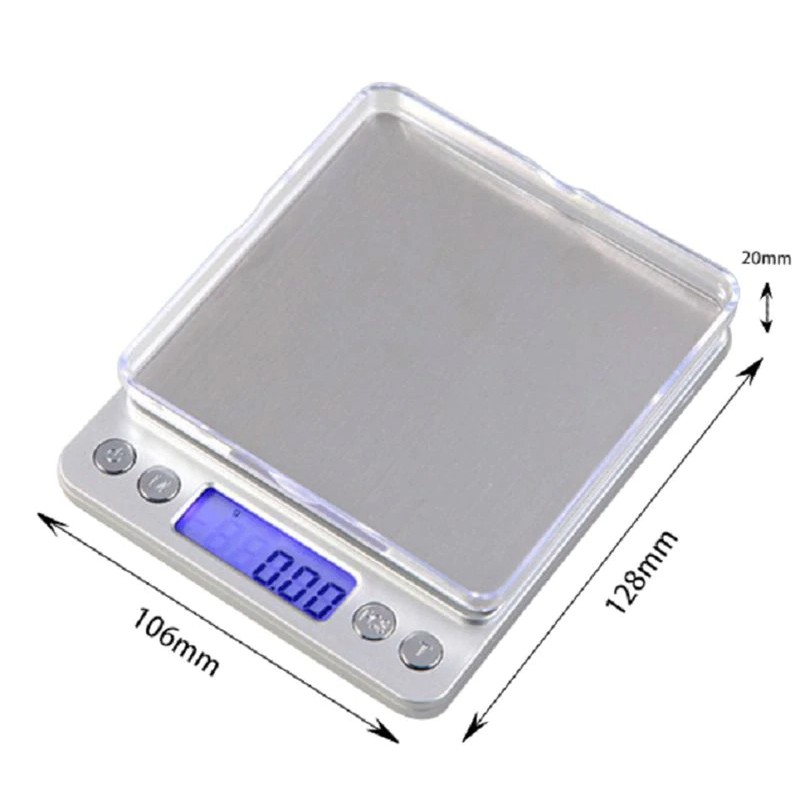 Timbangan Digital Dapur kopi emas bumbu kue Alat Masak Berat kilogram Scale i2000 Portable Mini