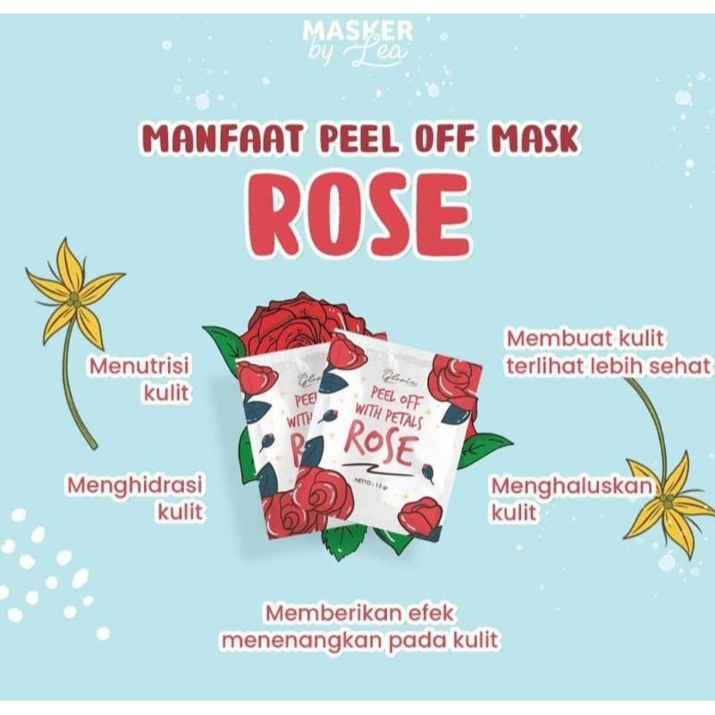 Masker Peel Off Lea Gloria with Petals