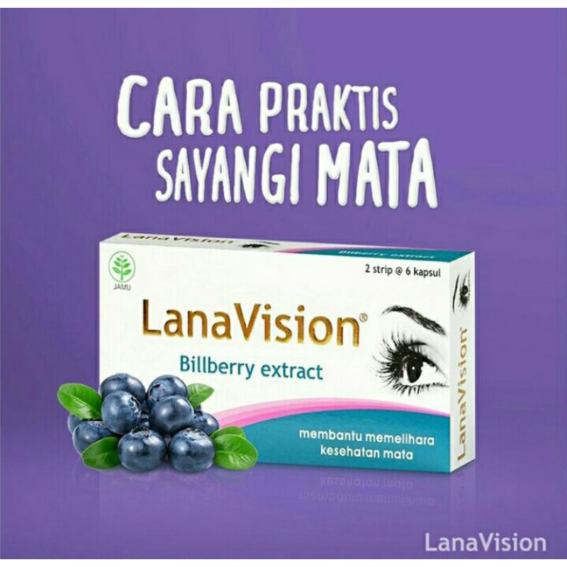 LanaVision Billberry Extract | Nutrisi mata | Suplemen