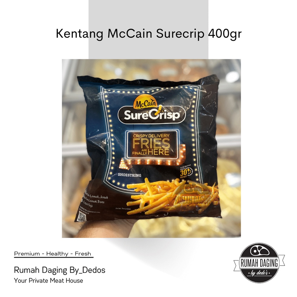 Kentang McCain Surecrip Shoestring 400gr | Kentang Goreng | French Fries