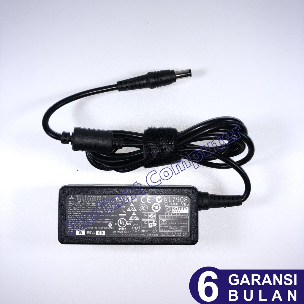 Adaptor Charger Original Delta untuk Toshiba 19V 2.1A, 5.5*2.5mm