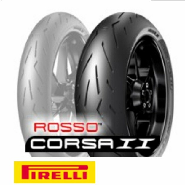 PIRELLI SALE BAN SEPASANG ROSSO CORSA 2 120/70/17 & 180/55/17 NEW 2021