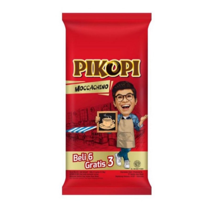 

BARU!! KOPI INSTAN PIKOPI 3IN1 MOCCACHINO (6+3 SACHET)