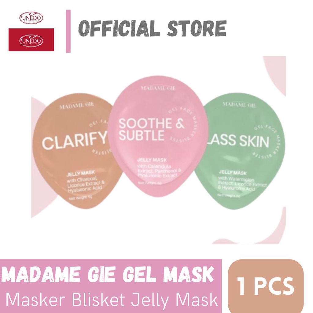 Madame Gie Jelly Mask-Skincare Gel Masker Wajah
