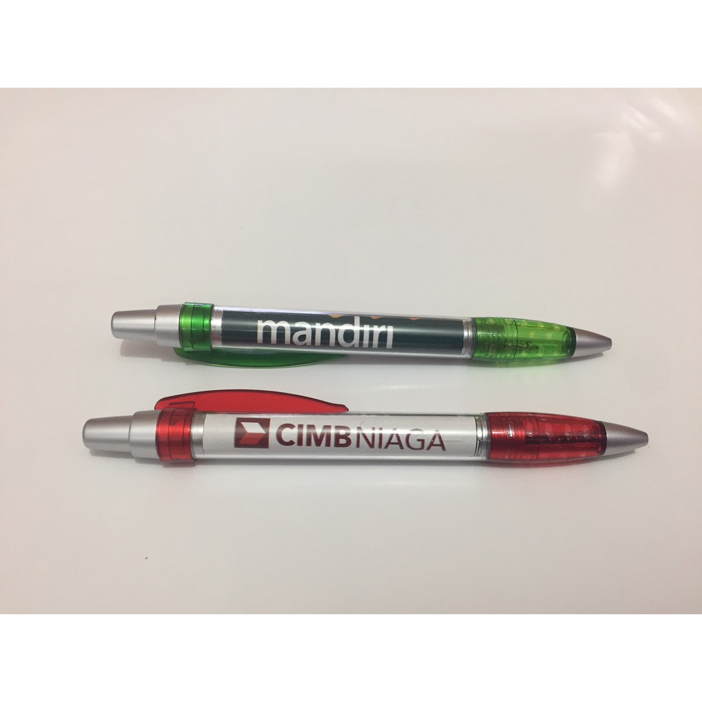  Pulpen  Pencet Logo  Promosi Murah BISA PESAN 10PCS 