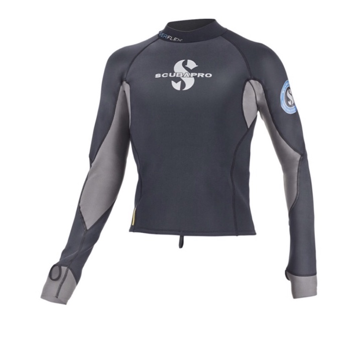 wetsuit everflex top scubapro tebal 1.5mm