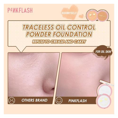 PINKFLASH Pressed Powder Long-lasting Matte Oil Control Special Edition Bedak Padat