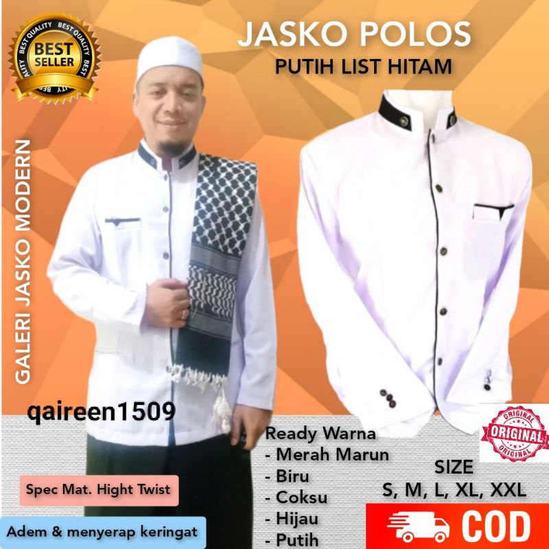 Jas Koko | Jasko Putih Polos | Jasko Marun | Jasko Hitam |Jasko Biru |Jasko Hijau |Jasko Coklat susu