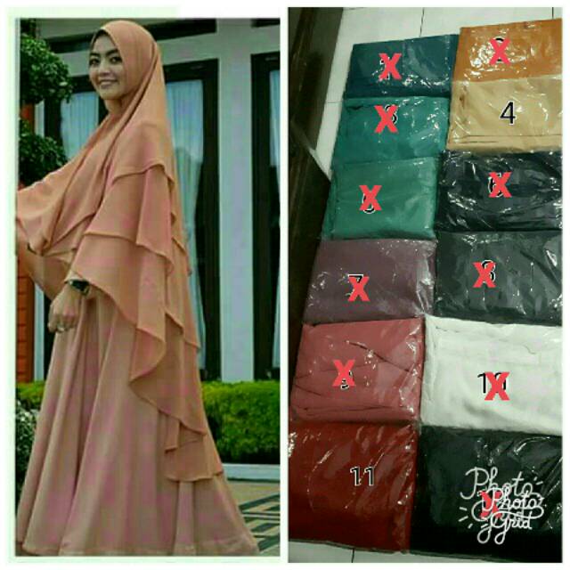 Khimar 3 layer