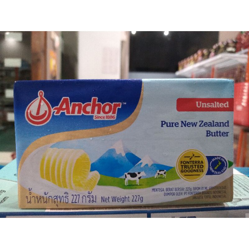 ANCHOR BUTTER UNSALTED 227gr