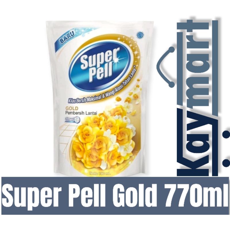 Super Pell Pembersih lantai Gold 770ml