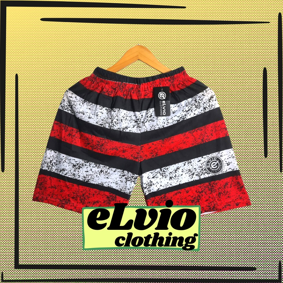 Celana boxer distro premium elvio clothing | Celana pendek | Celana distro