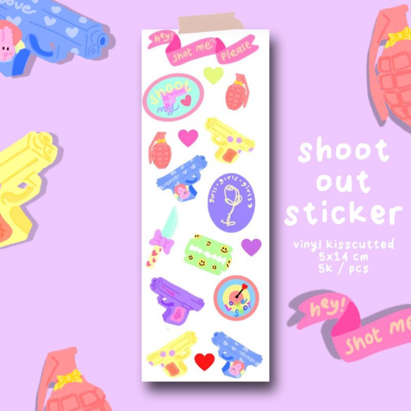 

[cheri's crush] shoot out polaroid sticker / stiker polco