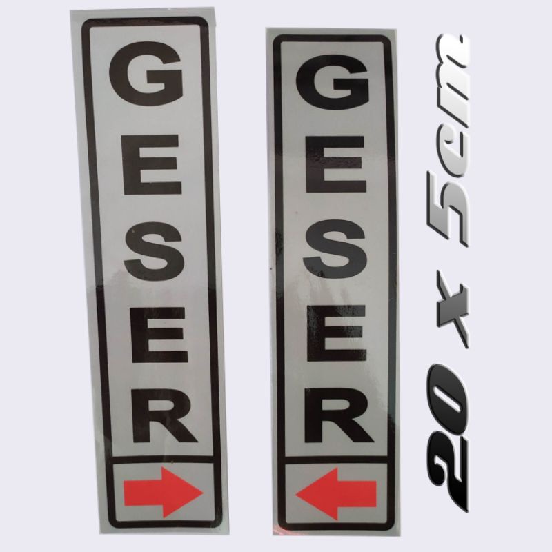 

Stiker pintu Geser