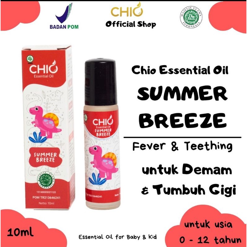 Minyak Essential Chio Baby &amp; Kids Oil Aromatheraphy Roll On 0 sd 2 tahun 8 ml