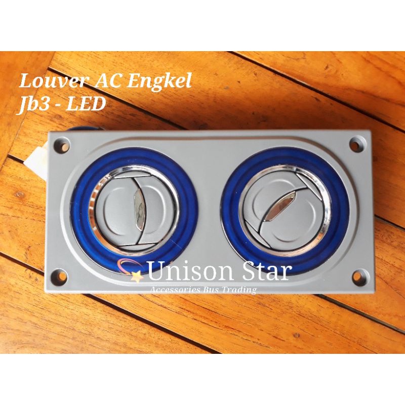 LOUVER AC 2 LUBANG/ENGKEL JETBUS3 LED