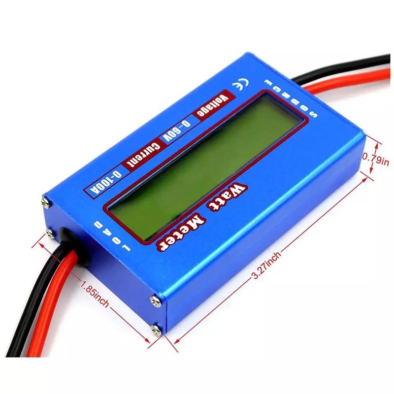 Voltmeter DC 60V 100A KWh Watt meter Ampmeter Wattmeter