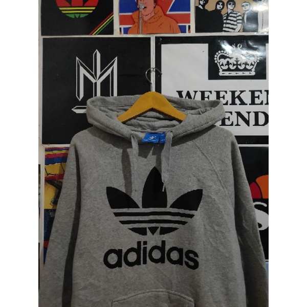 Hoodie Adidas Trefoil Grey