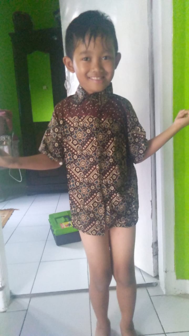 S.m.l.xl.xxl Kemeja Batik Anak|hem Batik Anak