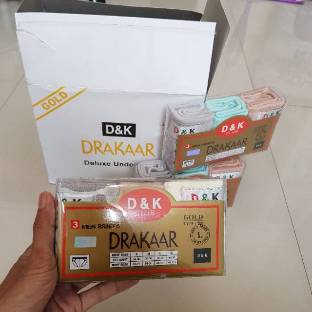 Celana Dalam Drakaar isi 3 Pcs Celana Dalam Pria Dewasa DRAKAAR CD