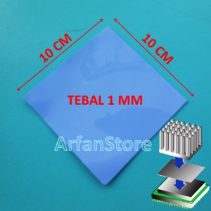 10cm x 10cm x 0.1cm Thermal Silicon Pad 100mm x 100mm x 1mm Heatsink