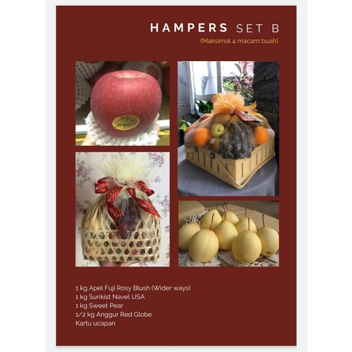 

Parcel Buah Segar Hampers Buah Parcel Lebaran Promo!!!R30F