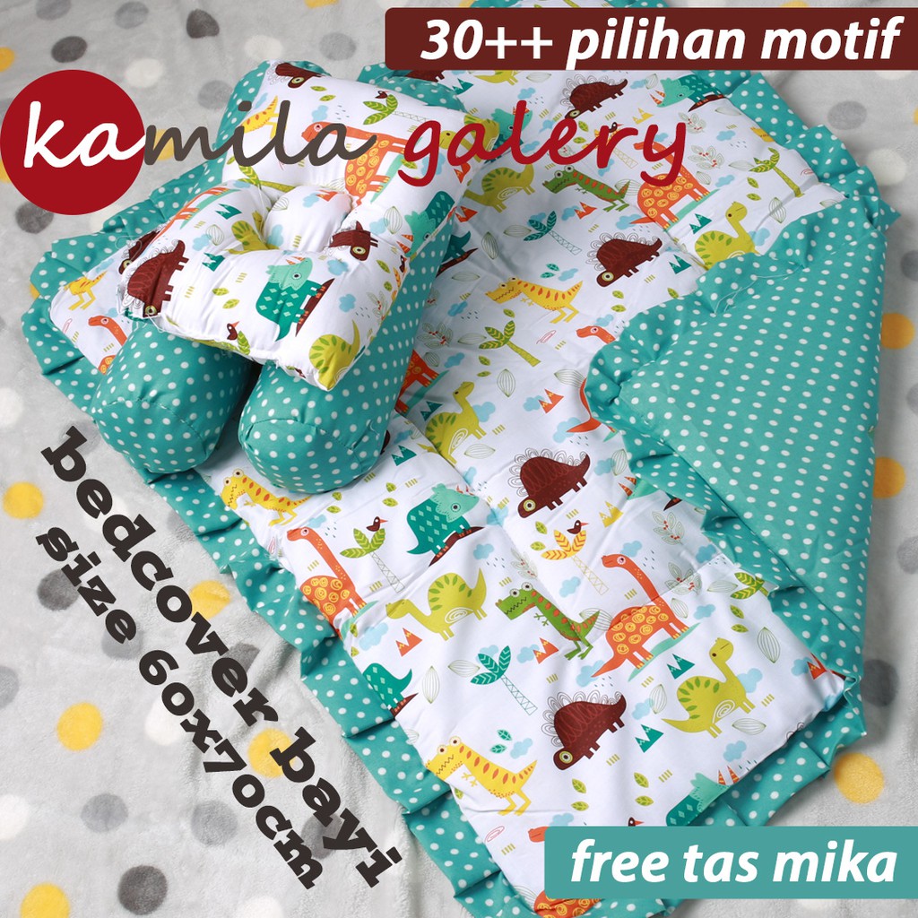 FREE TAS PACKING MIKA!! BED COVER SET BAYI TERMURAH!! SELIMUT BAYI BABY BEDDING SET KADO LAHIRAN