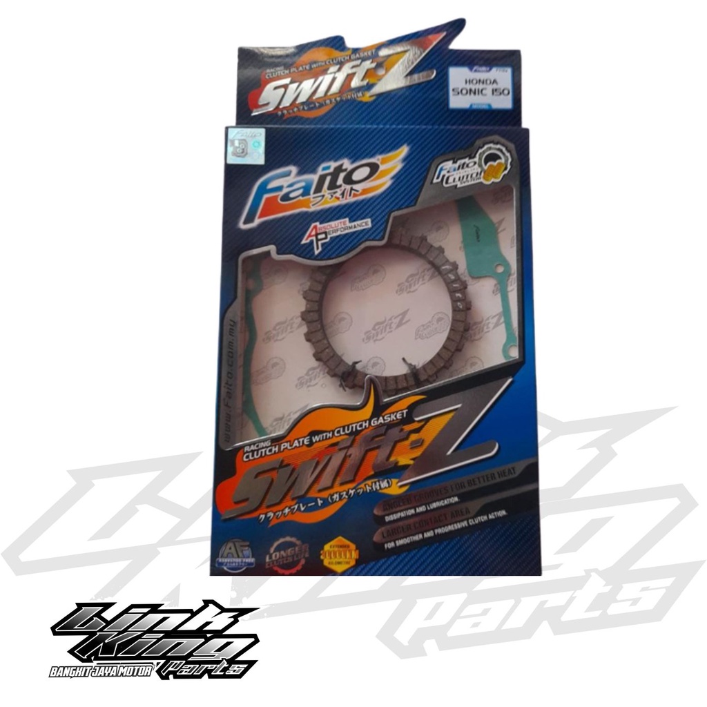 KAMPAS KOPLING FAITO RACING HONDA SONIC 150 R CLUTCH DISC FAITO RACING