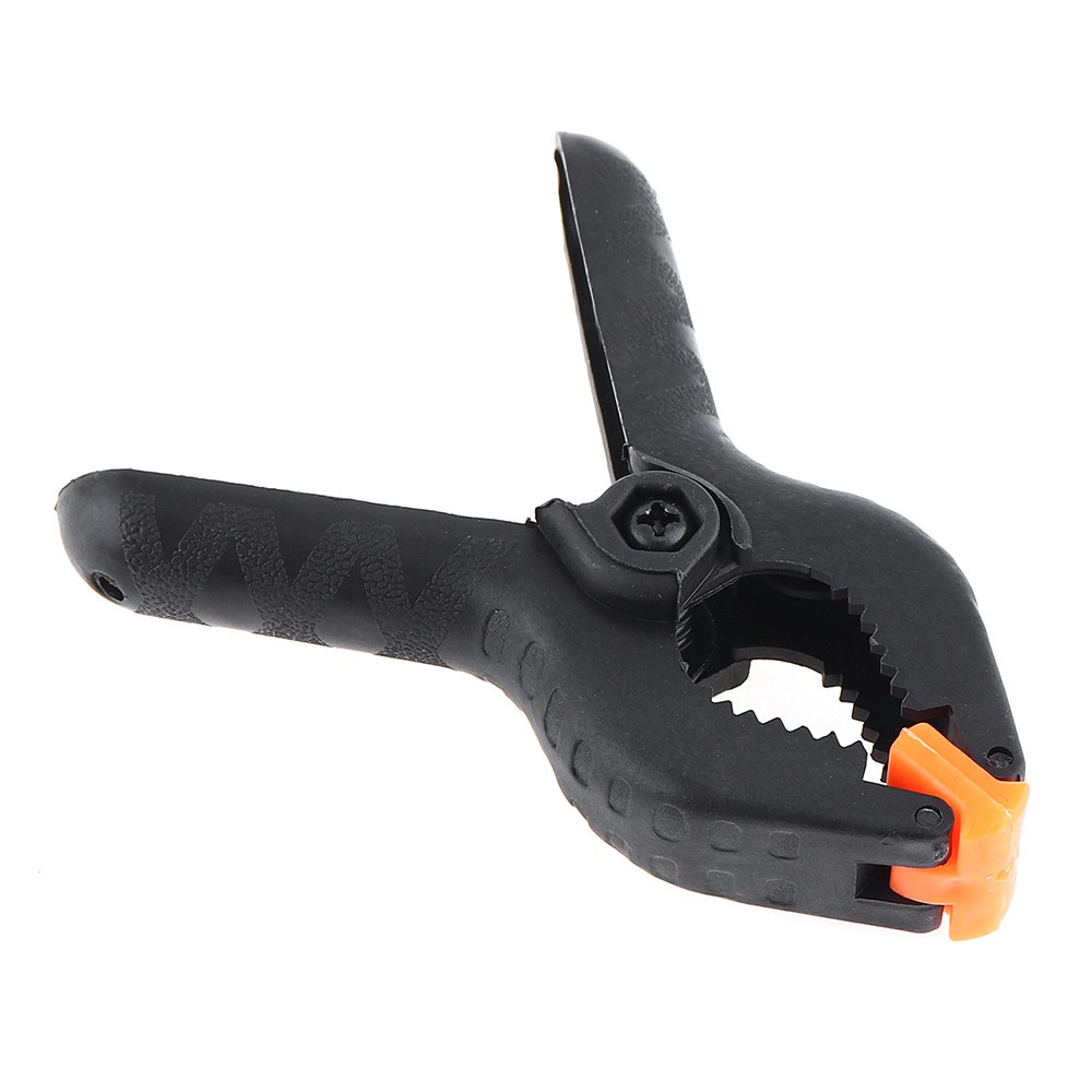 5pcs / Lot Klip Penjepit Multifungsi Bahan Plastik Nilon Warna Hitam Ukuran 4 Inchi Dengan Pembuka Maksimal 50mm
