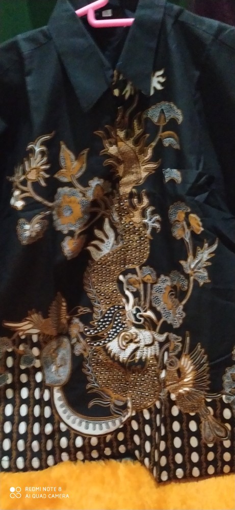 Prabu Nogo Kemeja Batik Pria Lengan Pendek Atasan Batik Baju Batik Pria Batik Modern By Gba