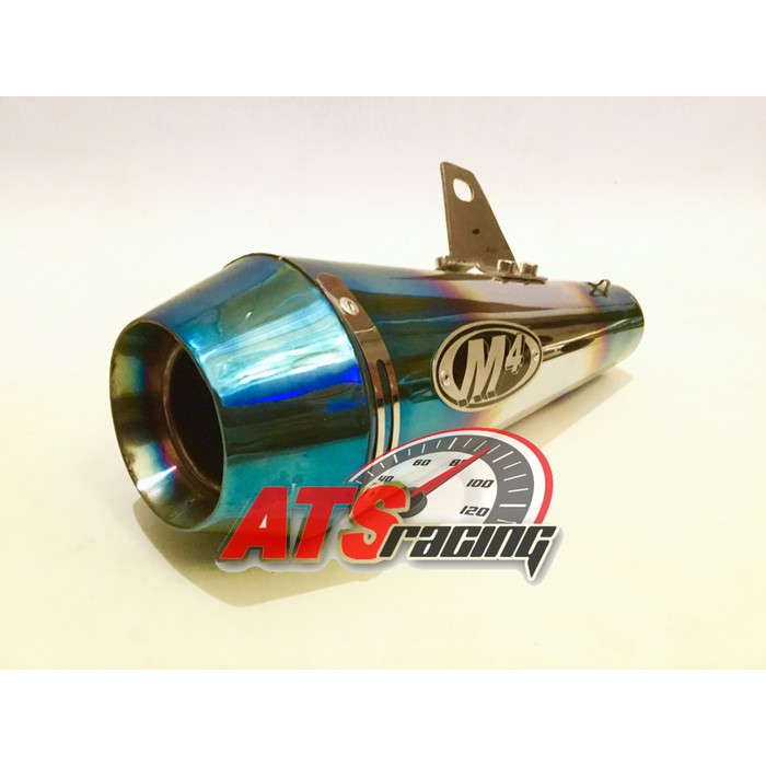 Terlaris knalpot m4 halfblue