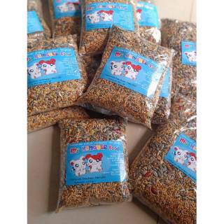 Makanan hamster kesukaan biji bijian lengkap kemasan 1 kg Makanan hamster kesukaan biji bijian lengkap kemasan 1 kg