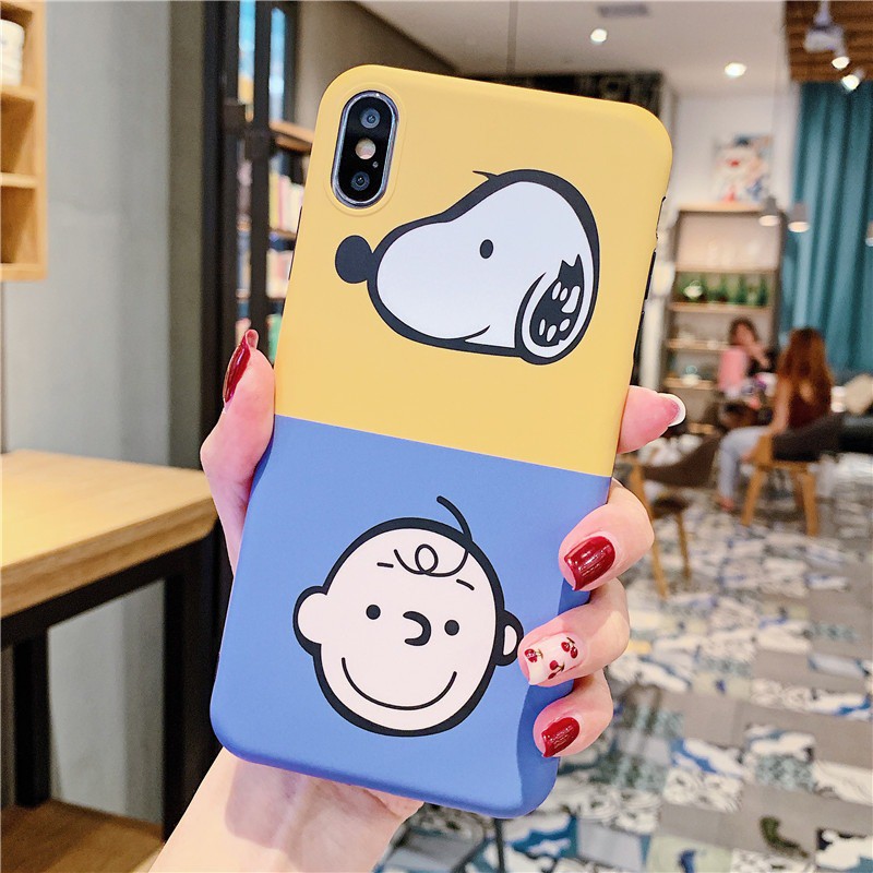 Snoopy hardcase fullprint iphone samsung oppo reno 3 vivo asus sony xiaomi redmi 8 relame xt huawei