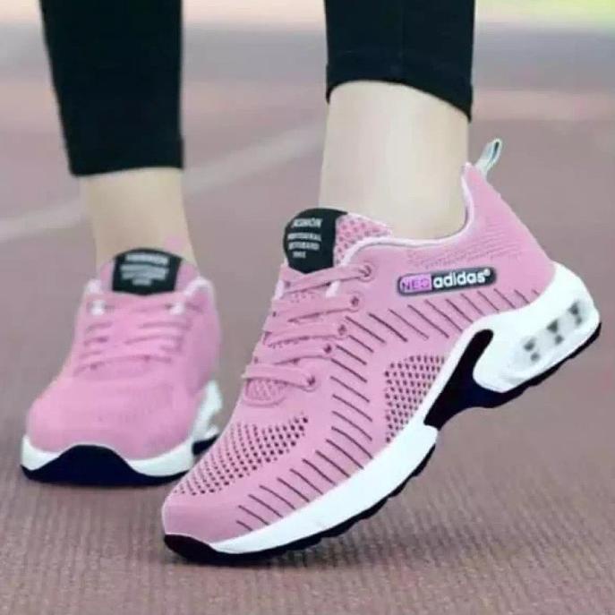 Sepatu Wanita Sneaker Fashion Olahraga Senam Lari [jogging & Running] Cocok Buat Anak Perempuan, Rem
