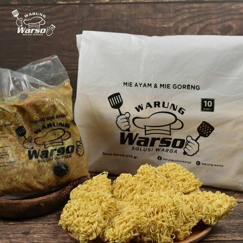 

MIE AYAM FROZEN WARSO 5 PORSI