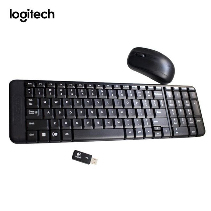 LOGITECH MK220 BUNDLE WIRELESS KEYBOARD DAN MOUSE GARANSI RESMI