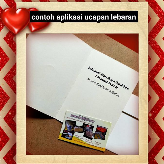 

Parsel Ramadan Kartu Lebaran Idulfitri Batik Merpati Silver 12+Free Djiboutishop
