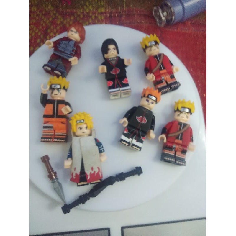 Lego Naruto , Pain , Itachi , Gaara , Minato Murah