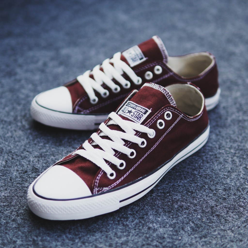 PROMO! Sepatu Converse Allstar 70s Maroon Sneakers Bertali Pria Wanita Sekolah Casual Convers Kuliah