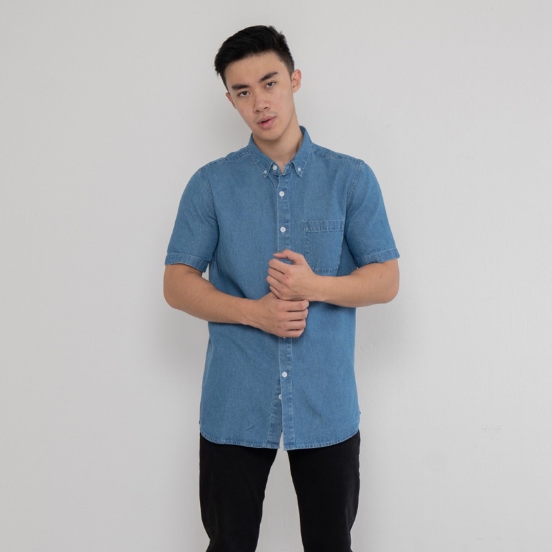 [LIGHT] Denim Shirt by HeavenLights Men